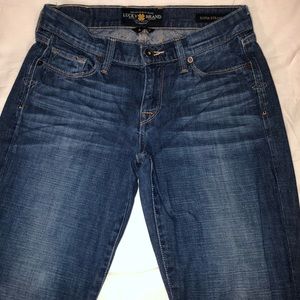 Lucky Brand pre-washed denim 4/27, Sofia Straight